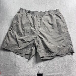 Simms Fishing Products Mens Gray Nylon Mesh Lined Shorts Size Large Outdoor